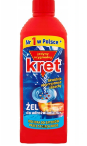 ŻEL DO UDRAŻNIANIA RUR KRET 500ML 