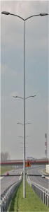 Słup oświetleniowy ANTARES P60 9m stożkowy stalowy ścianka 3mm