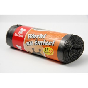Worki na śmieci AKU Kuchcik 35 l - 50 sztuk / extramocne