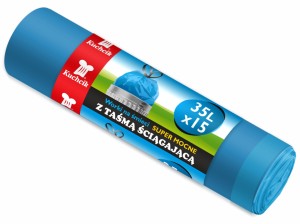 Worki na śmieci AKU Kuchcik 35 l - 15sztuk  z taśmą ściągającą
