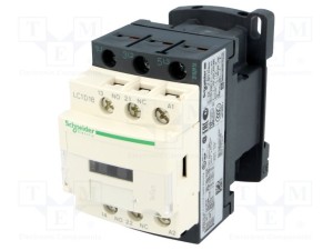 Stycznik 24V 50/60Hz 3B 7,5kW/400V 18A zaciski śrubowe  TESYS D     